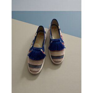 KEDS x Kate Spade Striped Slip On Sneakers Size 5